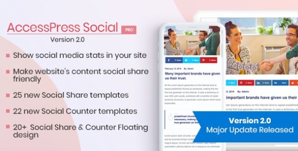 AccessPress Social Pro v2.2.1 – WordPress Plugin