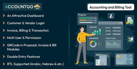 AccountGo SaaS v8.0 Nulled – Accounting and Billing Tool PHP Script