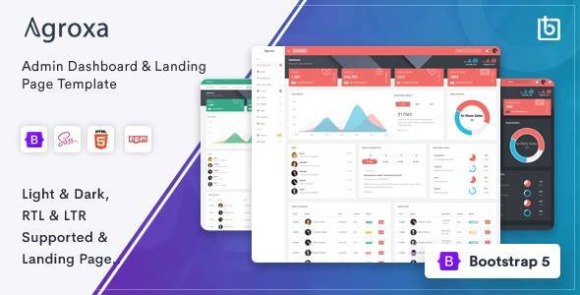 Agroxa v2.3.0 – Material Design Admin & Dashboard Template