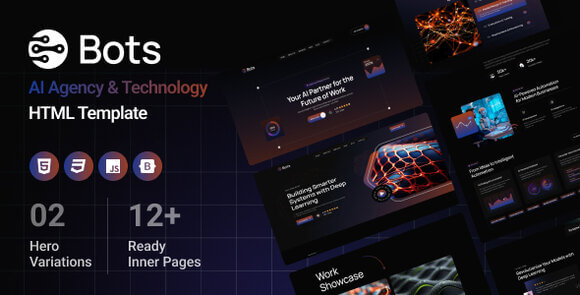 BOTS – AI Agency & Technology HTML Template