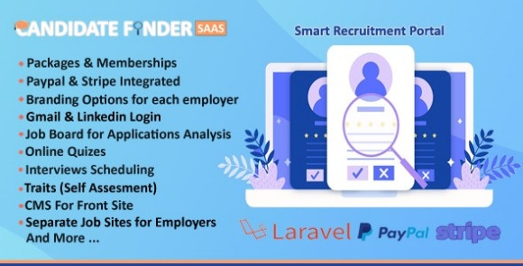 Candidate Finder SaaS v1.2 – Recruitment Management Portal Script