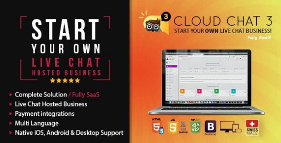 Cloud Chat 3 v3.1.4 Nulled – Self Hosted Live Support Chat Business PHP Script