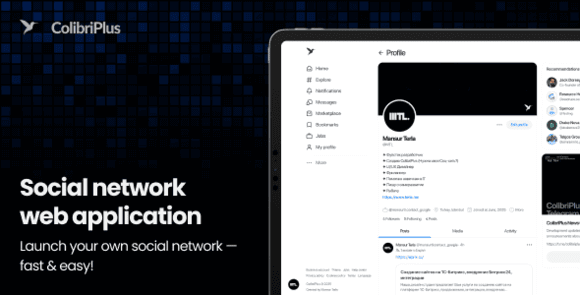 ColibriPlus (2 Jul 2025) – The Social Network Web Application PHP Script