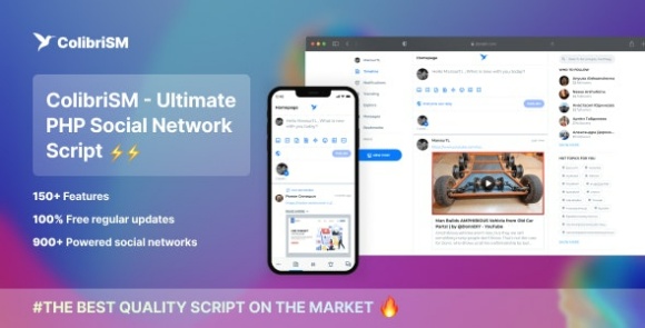ColibriSM (02 Jul 2025) Nulled – The Ultimate Social Network PHP Script