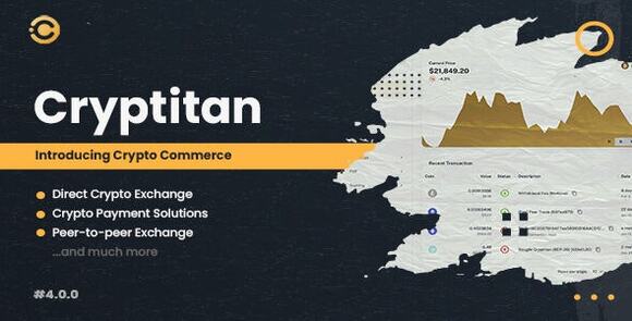 Cryptitan v5.1.1 – Multi-featured Crypto Software & Digital Marketplace PHP Script