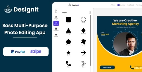 Designit v0.1.0 – SaaS Photo Editor ReactJS Script