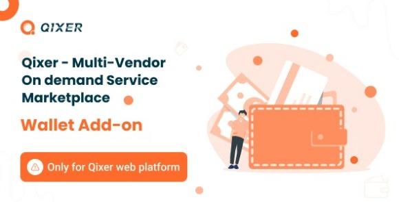 Digital Wallet Addon v1.0.3 – Qixer Service Marketplace and Service Finder Module