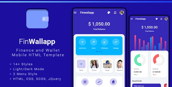Finwallapp Mobile HTML Template v1.1 – HTML5 Theme