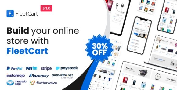 FleetCart v4.7.9 Nulled – Laravel Ecommerce System PHP Script