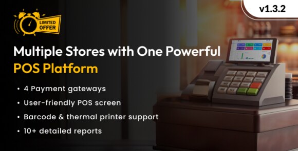 InfyPOS-SaaS v2.1.0 – POS Saas for Multi Store / Outlets – Built on Laravel + React JS Script