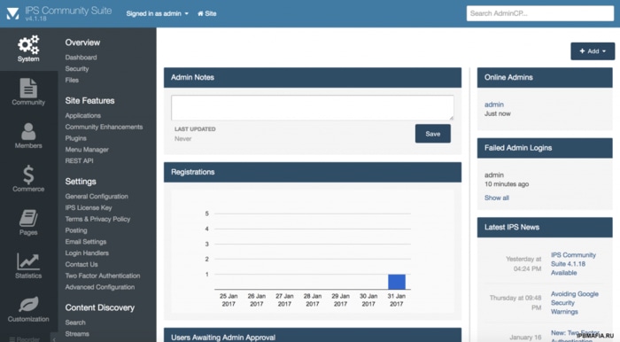 Invision Power Board Nulled v4.5.4 – Community, Forum, CMS, eCommerce Software