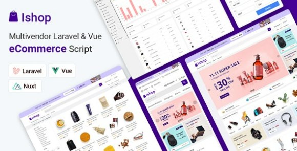 Ishop v5.0.2 Nulled – Multivendor Laravel & Vue eCommerce CMS PHP Script