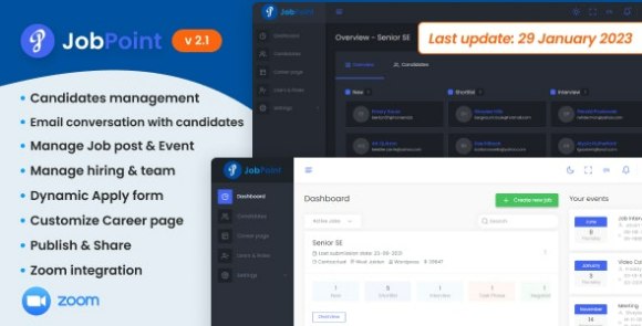 JobPoint v3.1 Nulled – Recruitment Management System Script
