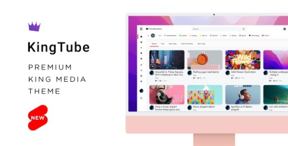 KingTube – Video Magazine KingMedia Theme Free