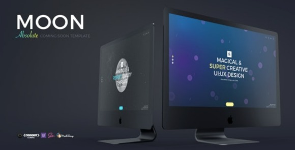 MOON v1.0 – Absolute Coming Soon Template Free