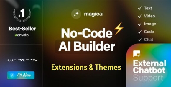 MagicAI 65+ Extensions and 10+ Themes