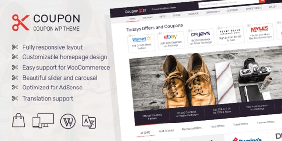 Coupon v2.1 MyThemeShop WordPress Theme Free Download