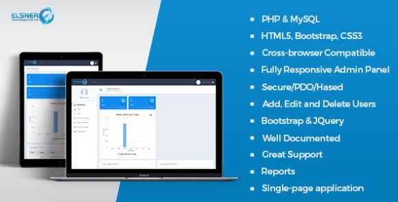 PHP Login Registration Script & User Management Admin Panel v1.0