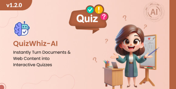 QuizWhiz AI v1.2.0 – AI Powered Questions & Answers Generator – Built with Laravel Script