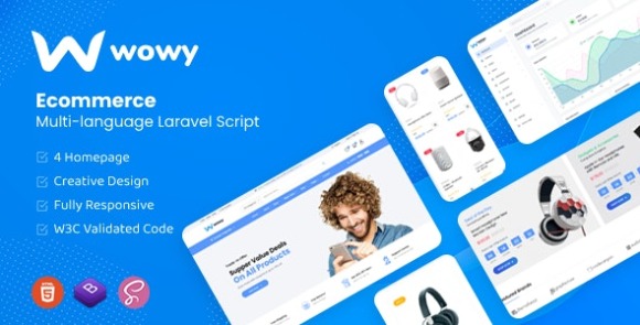 Wowy v1.8 – Multi-language Laravel eCommerce Script Free